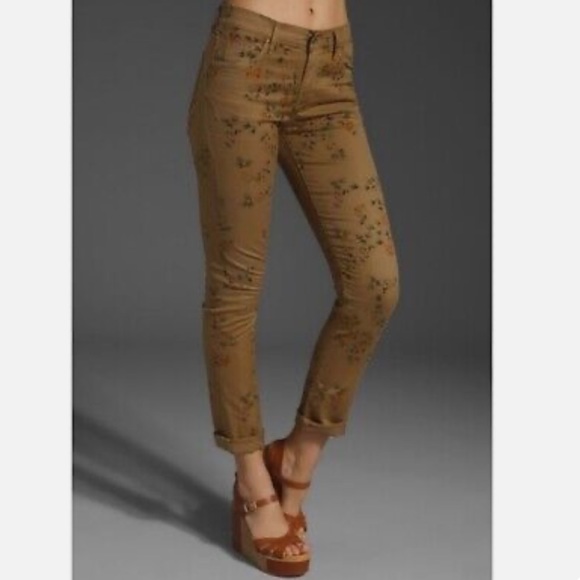 Citizens of Humanity Mandy high waist retro slim floral print, size 28 - Picture 2 of 9
